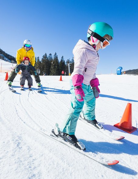 Familien-Skifahren in der Region Seefeld 