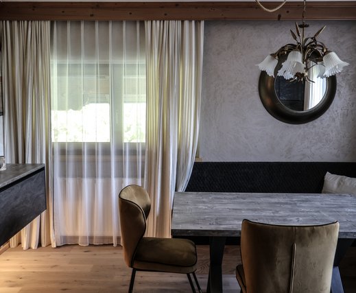 Gemütliche Sitzecke im Appartement 