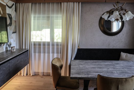 Gemütliche Sitzecke im Appartement