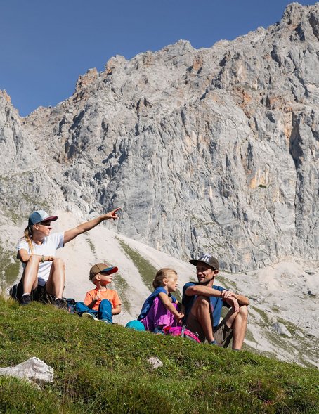 Familien-Weitwanderung im Gaistal