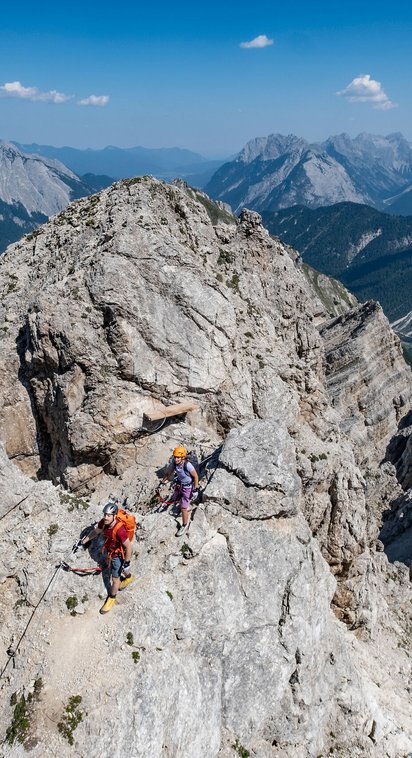 Haymoon Klettersteig Reitherspitze Seefeld Tirol