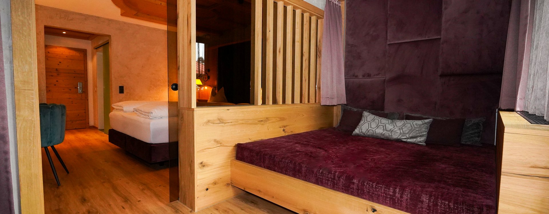 Separate Kuschelecke in der Juniorsuite