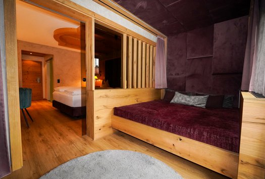 Separate Kuschelecke in der Juniorsuite