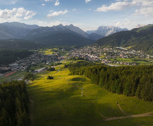 Seefeld Panoramaaufnahme Sommer 